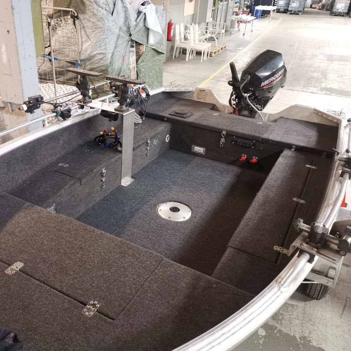 Dry Step-materialet torkar snabbt och tål fuktig sjöluft
