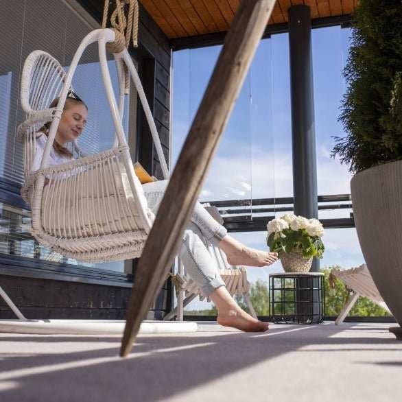 Termomattan är en mycket populär balkong- och altanmatta.