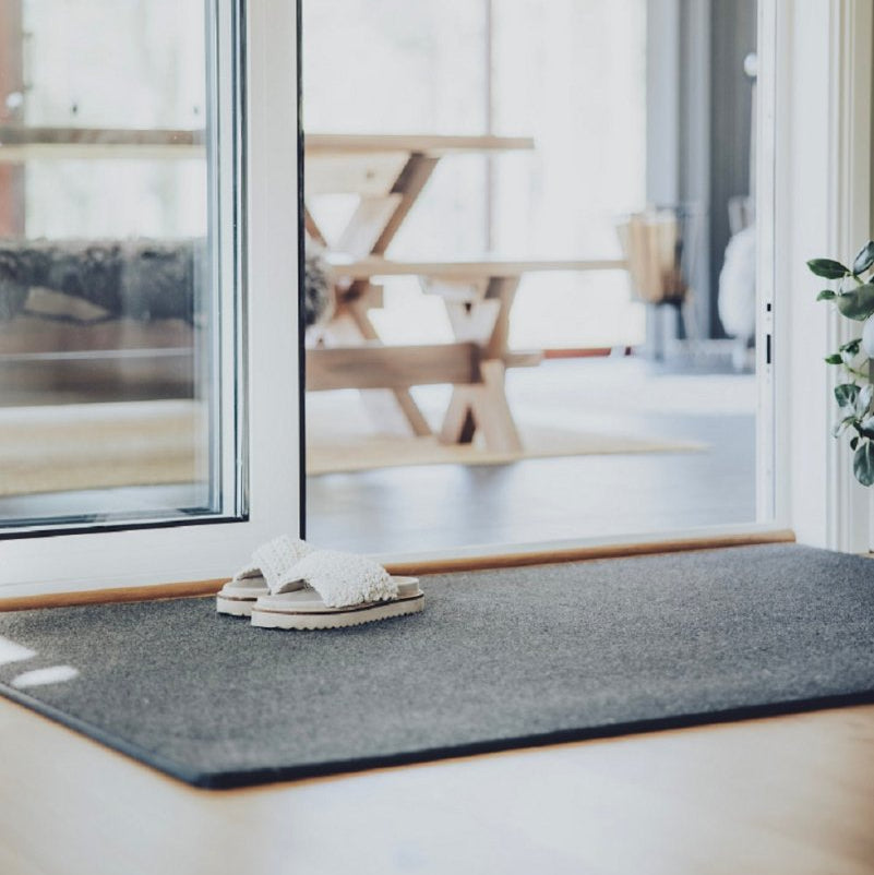 Termomattan är även populär som dörrmatta.